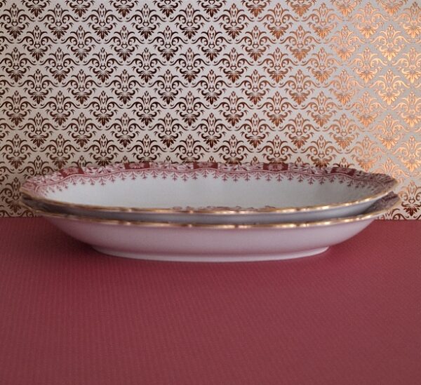 2 Zuurschaaltjes Seltmann Weiden Bavaria Theresia Rood