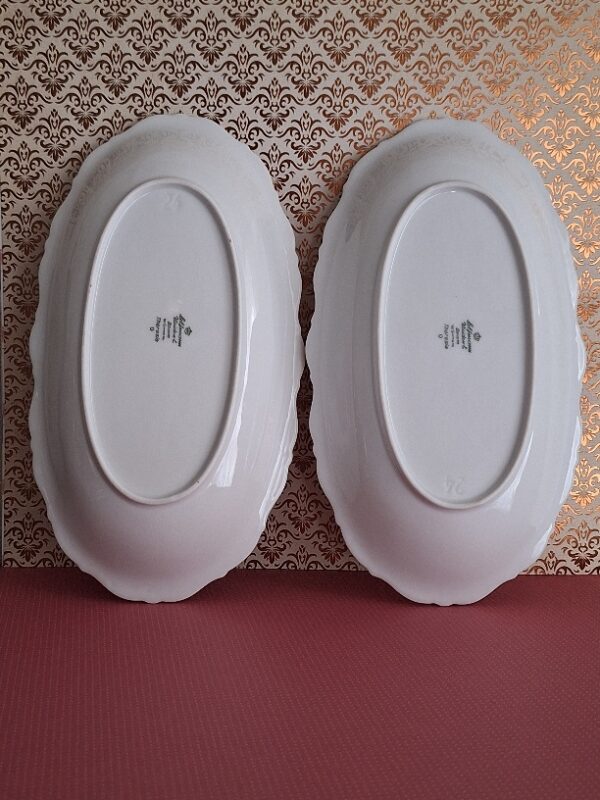 2 Zuurschaaltjes Seltmann Weiden Bavaria Theresia Rood