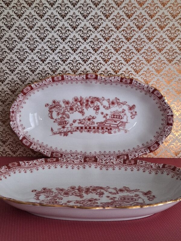 2 Zuurschaaltjes Seltmann Weiden Bavaria Theresia Rood