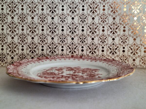 Gebaksbordje Seltmann Weiden Bavaria Theresia Red