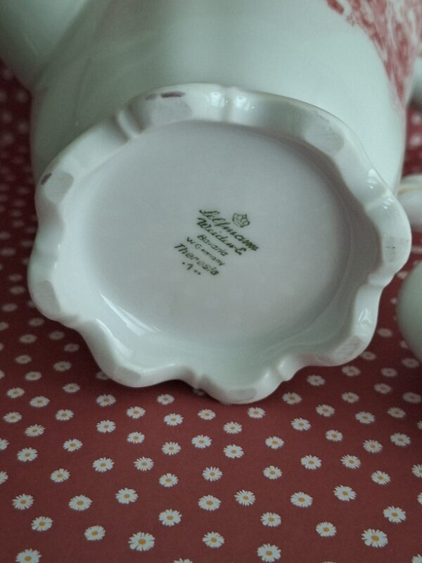 Koffiepot Seltmann Weiden Bavaria Theresia Rood