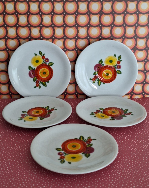 Set 5 Petit Fours Bordjes Retro