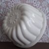 Oude Ronde Puddingvorm Roomwit