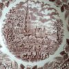 Saladebord Transferware Churchill England Bruin