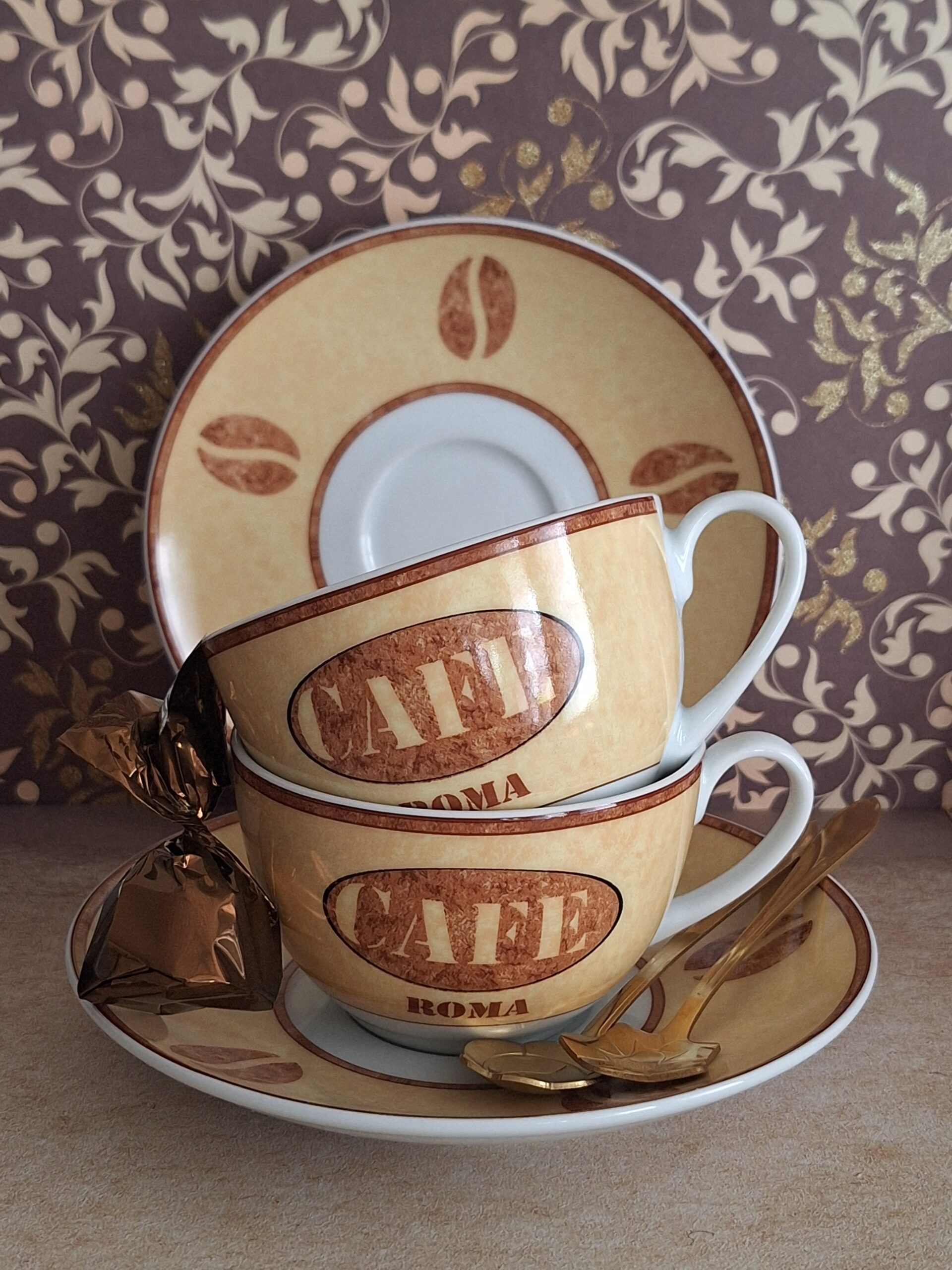 Set 2 Kop En Schotels Café Roma