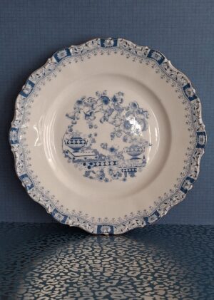 Ontbijtbord Seltmann Weiden Bavaria Theresia Blauw