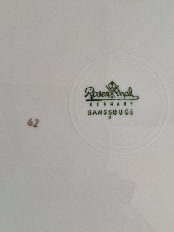 Set 4 Dinnerborden Rosenthal Sancoussi Classic