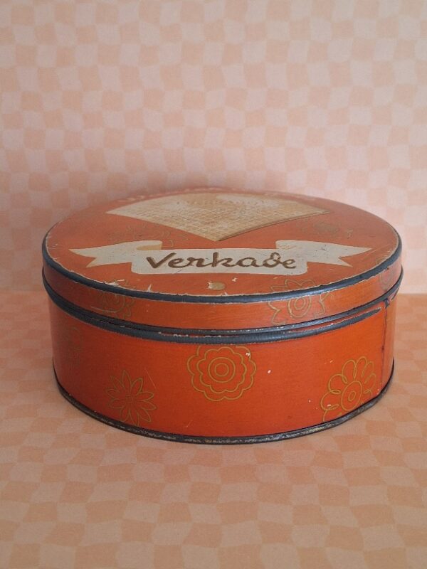 20260720_112444 Antiek Verkade Blikken Koektrommeltje