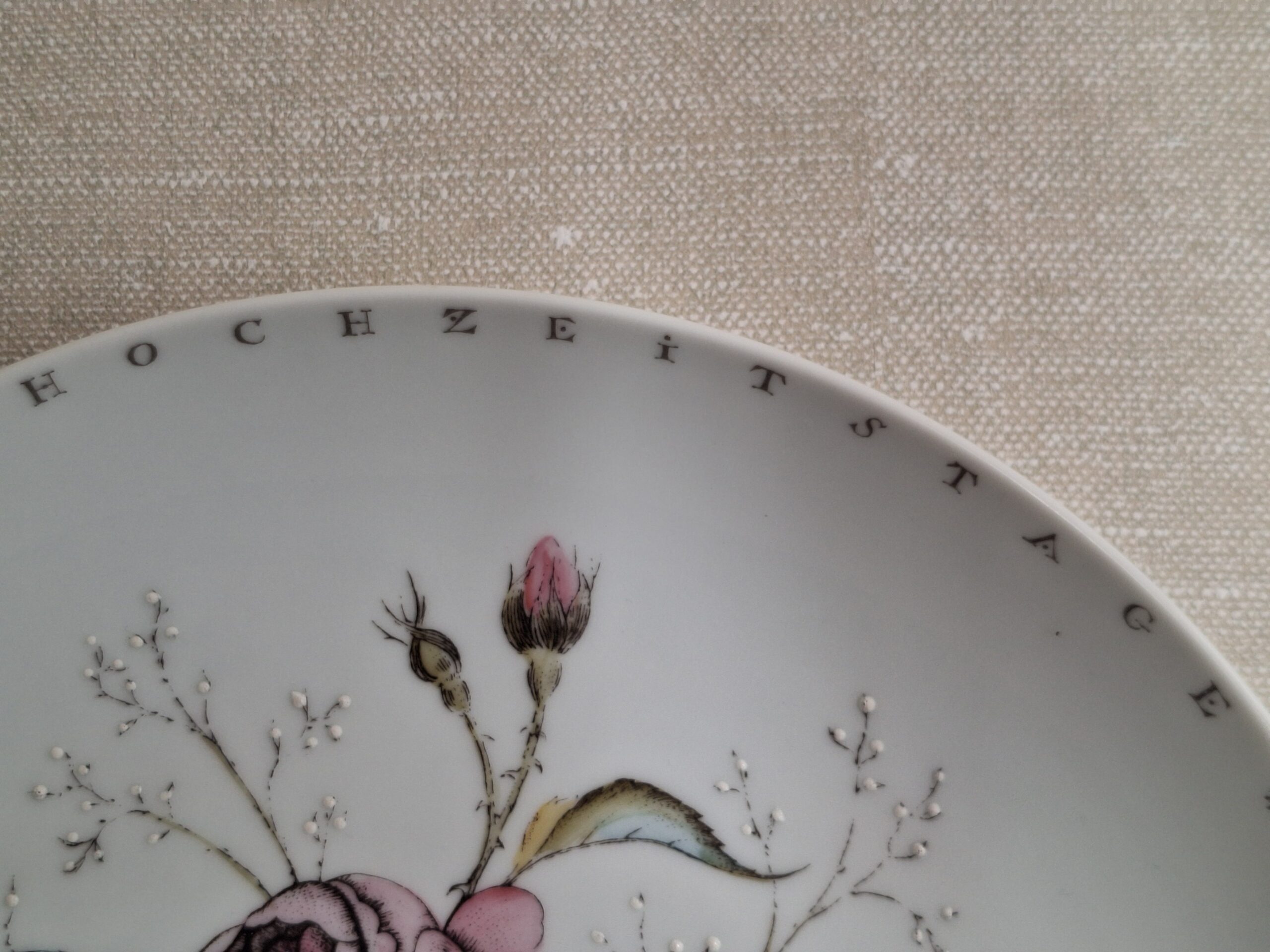 Wandbord Botanica Jubileum Gouden Huwelijk