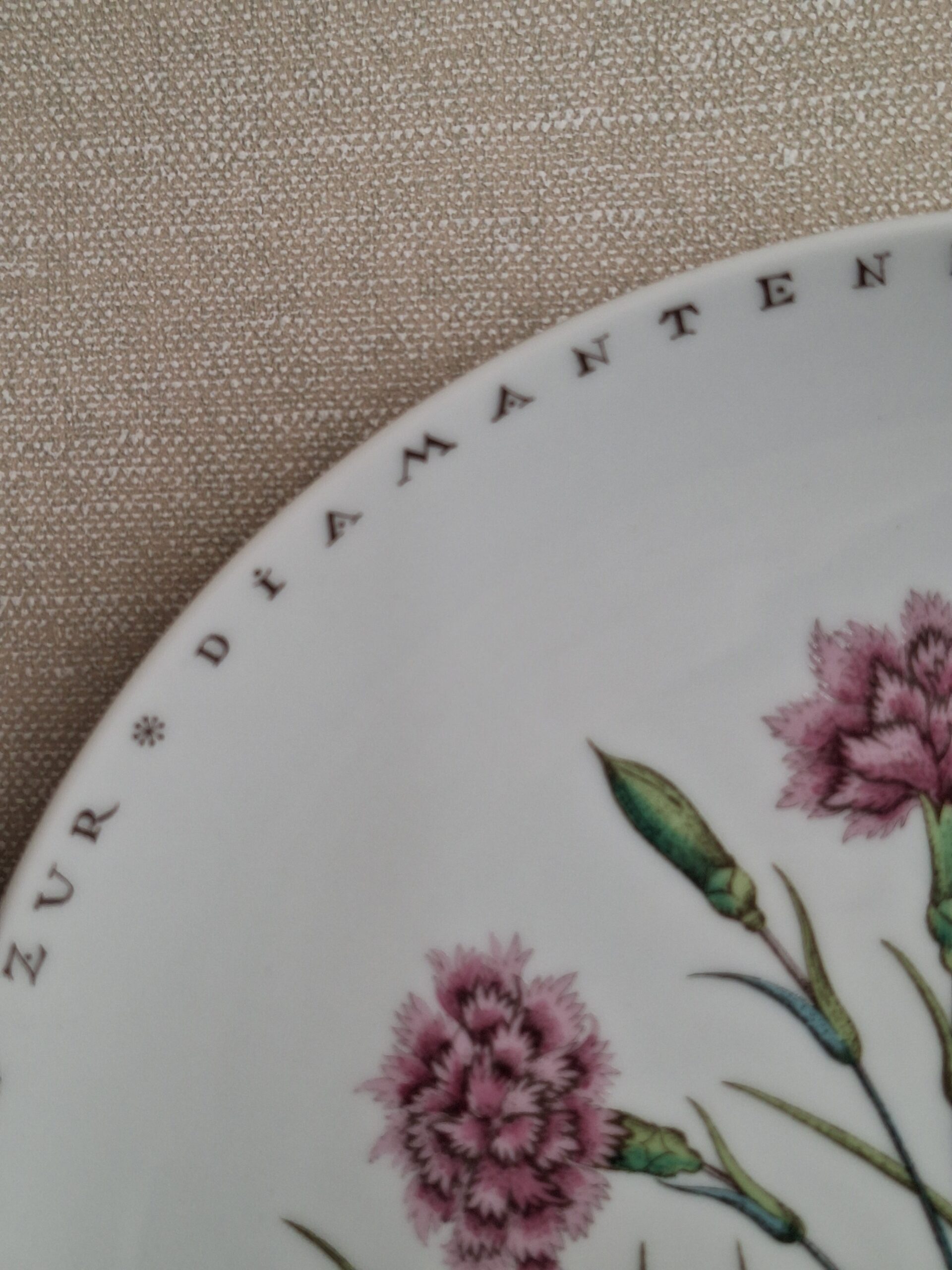 Wandbord Botanica Jubileum Diamanten Huwelijk
