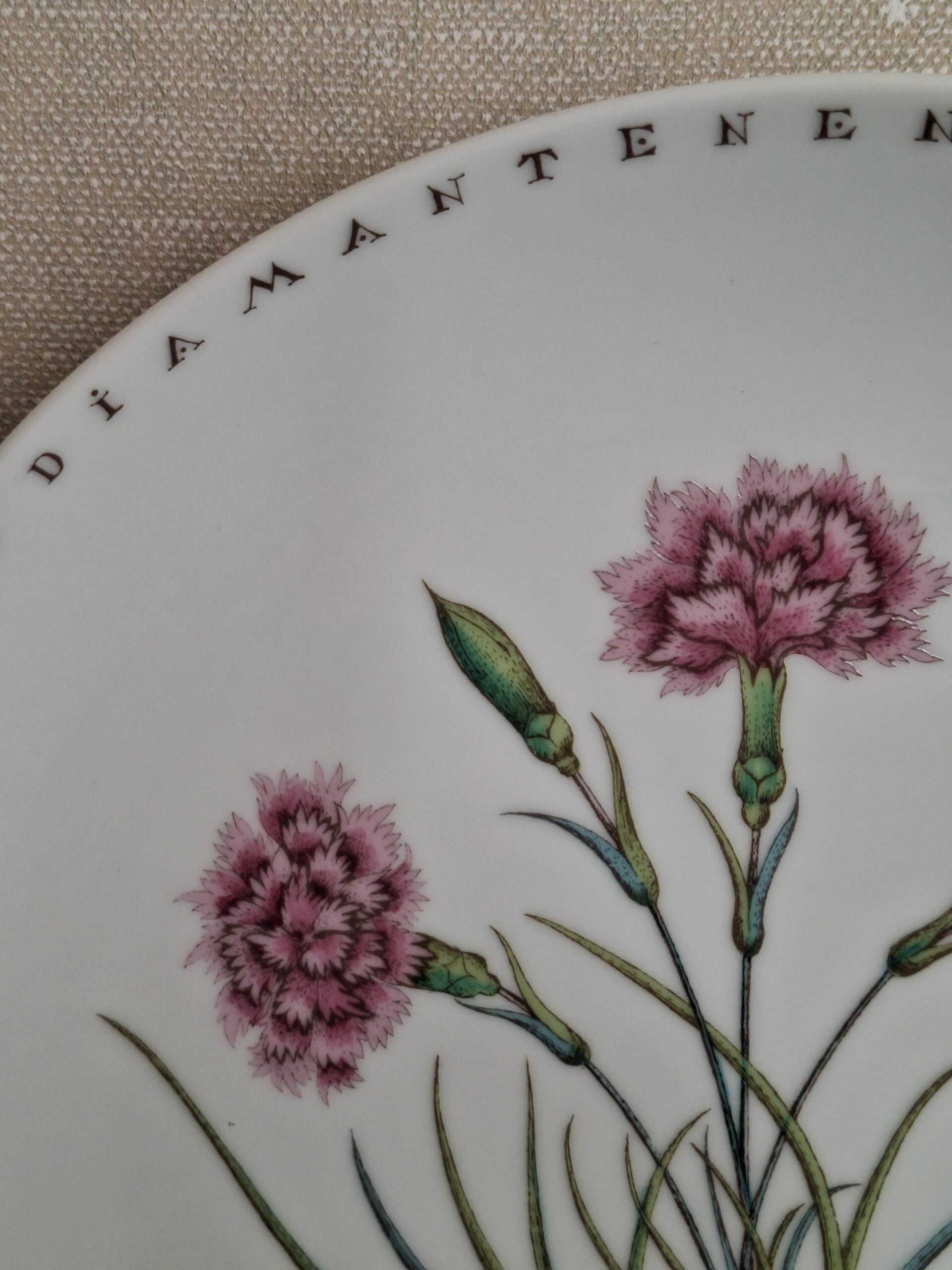 Wandbord Botanica Jubileum Diamanten Huwelijk