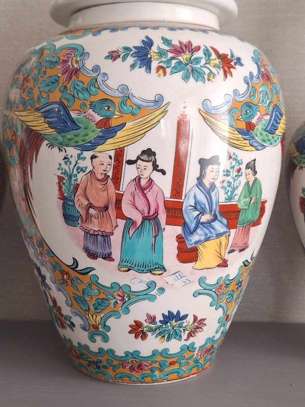 3 Delig Chinees Kaststel Famille Rose