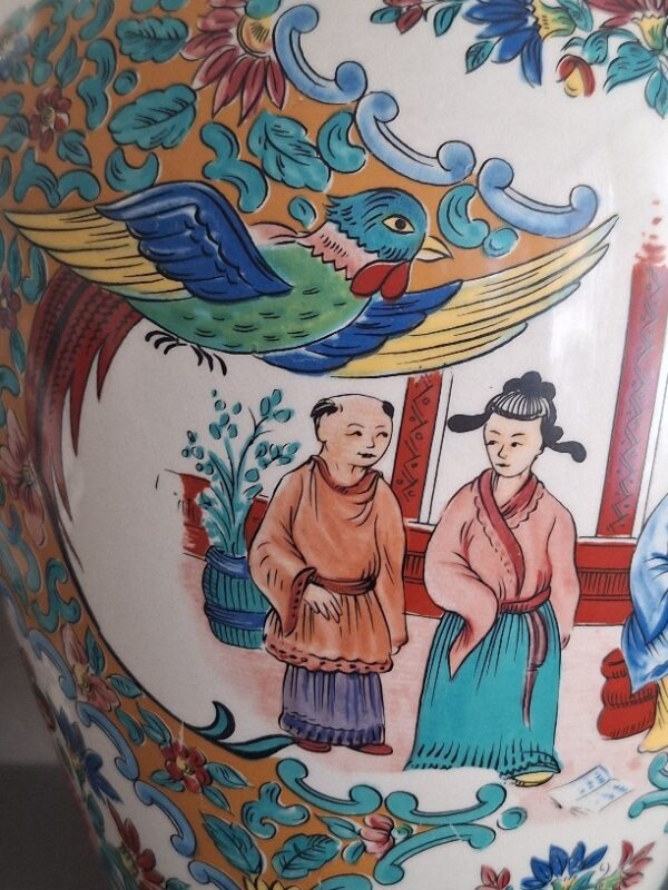 3 Delig Chinees Kaststel Famille Rose