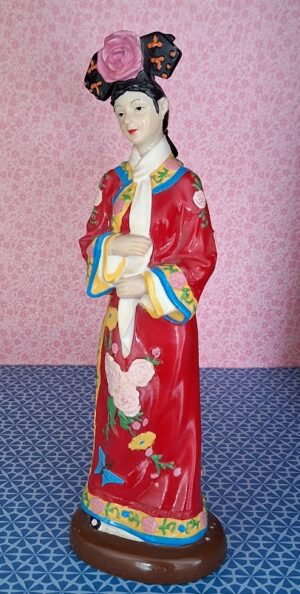 Chinees Beeldje, Hofdame Handbeschilderd