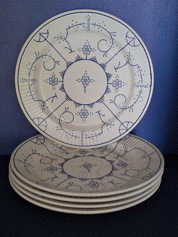 20260824_145732 Set 5 Ontbijtborden Boch Copenhaque Decor