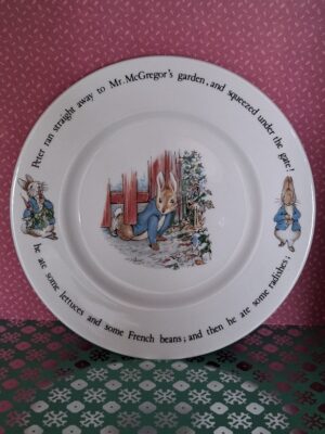 20260830_124755 Ontbijtbordje Peter Rabbit Keramiek Wedgewood