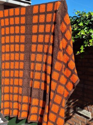 Retro Sprei Jaren '70 Gehaakt