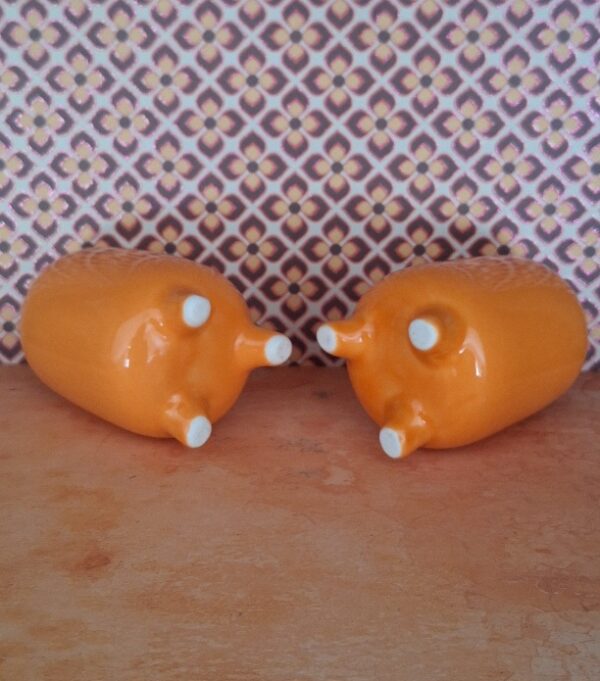 Set 2 Kleine Oranje Vaasjes