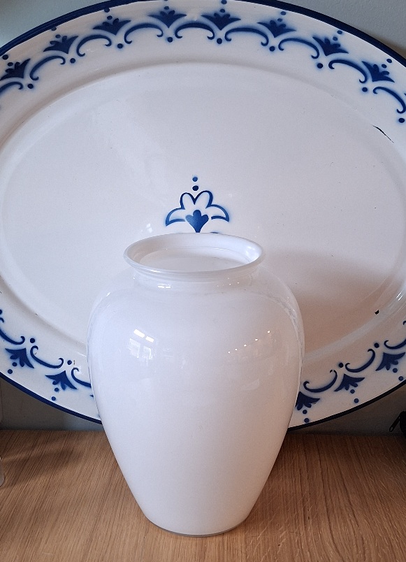 Vintage Bolvaas Melkglas