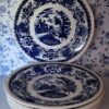 Set 6 Ontbijtborden Decor Boch Frères Blauw