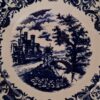 Set 6 Ontbijtborden Decor Boch Frères Blauw