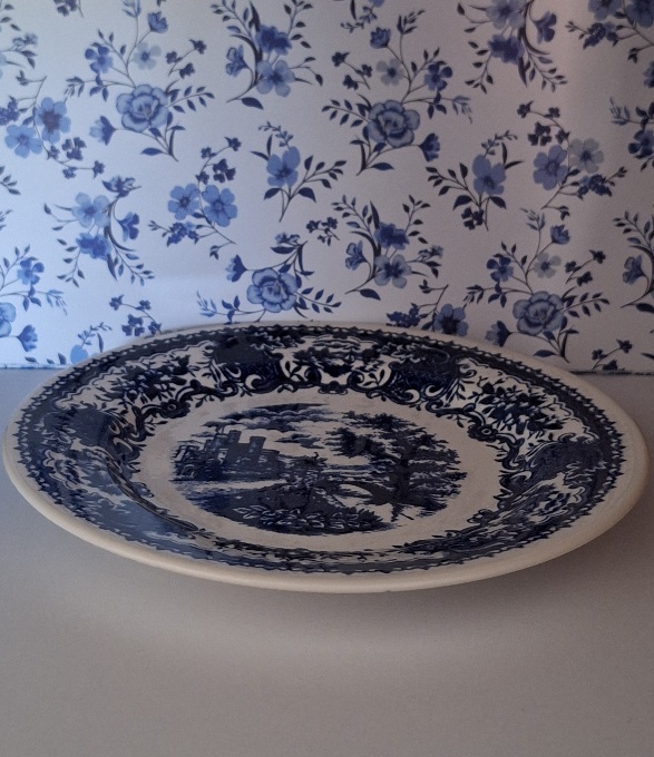 Set 6 Ontbijtborden Decor Boch Frères Blauw